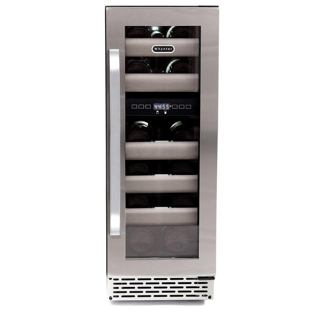 Whynter Bwr Ds Elite Bottle Seamless Stainless Steel Door Dual